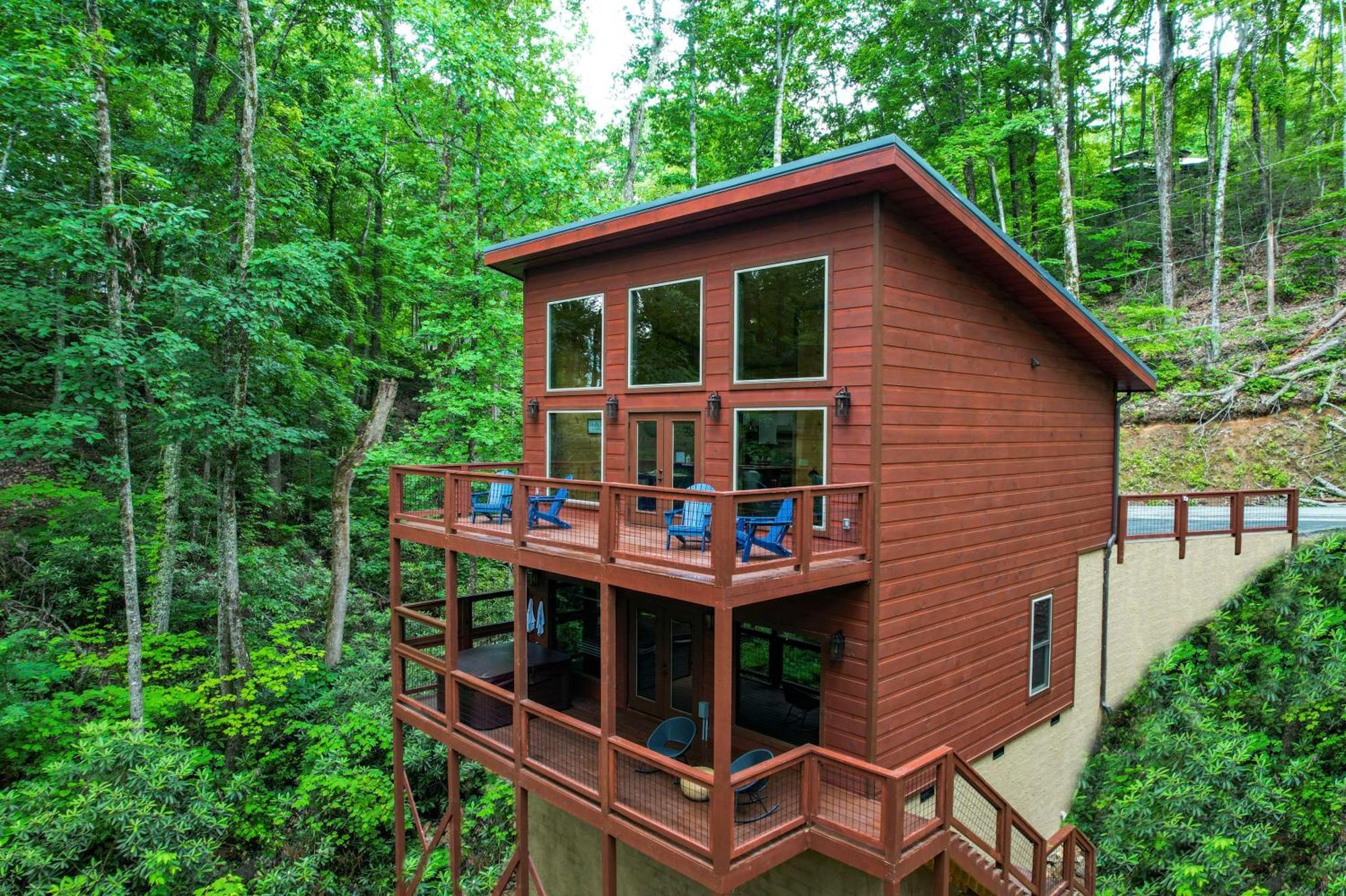New Cozy Mountain Cabin Hot Tub Near Downtown Gatlinburg Dış mekan fotoğraf